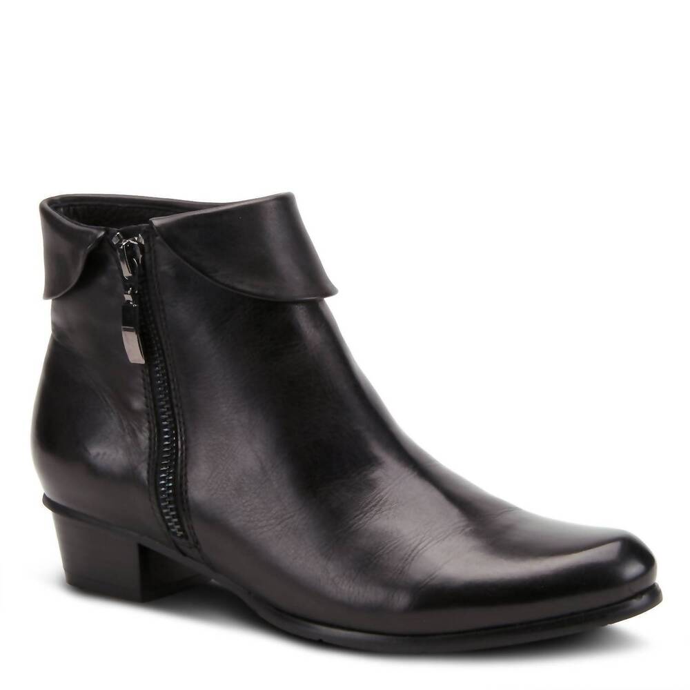 NEW SPRING STEP SHOES women's stockholm low heel bootie in black